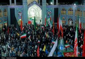 تشییع پیکر شهید پیام رجبی در آران و بیدگل