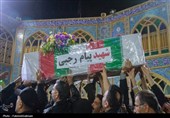 تشییع پیکر شهید پیام رجبی در آران و بیدگل