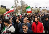 تشییع پیکر 6 شهید حملات آمریکایی صهیونی در قزوین