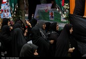 تشییع پیکر 6 شهید حملات آمریکایی صهیونی در قزوین