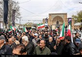 تشییع پیکر 6 شهید حملات آمریکایی صهیونی در قزوین