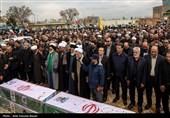 تشییع پیکر 6 شهید حملات آمریکایی صهیونی در قزوین