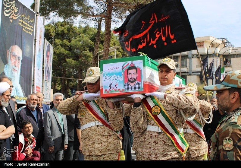 جنگ , شهدای مدافع وطن , تشییع , اخبار دامغان , تسنیم , اخبار استان سمنان , شهید , 