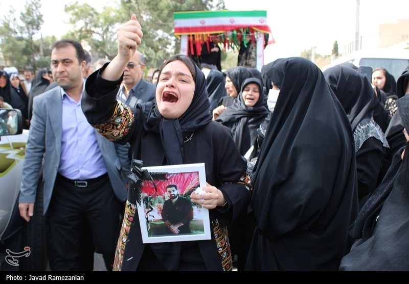 جنگ , شهدای مدافع وطن , تشییع , اخبار دامغان , تسنیم , اخبار استان سمنان , شهید ,