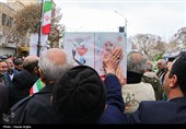 تشییع پیکر 5 شهید حملات آمریکایی صهیونی در زنجان