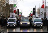 تشییع پیکر 5 شهید حملات آمریکایی صهیونی در زنجان