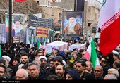تشییع پیکر 5 شهید حملات آمریکایی صهیونی در زنجان