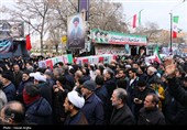 تشییع پیکر 5 شهید حملات آمریکایی صهیونی در زنجان