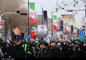 تشییع پیکر 5 شهید حملات آمریکایی صهیونی در زنجان