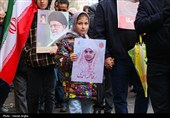 تشییع پیکر 5 شهید حملات آمریکایی صهیونی در زنجان