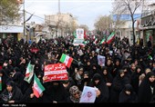 تشییع پیکر 5 شهید حملات آمریکایی صهیونی در زنجان