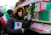 تشییع پیکر 5 شهید حملات آمریکایی صهیونی در زنجان