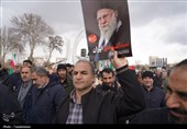 تشییع پیکر 5 شهید حملات آمریکایی صهیونی در زنجان