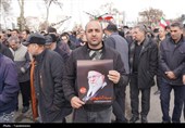 تشییع پیکر 5 شهید حملات آمریکایی صهیونی در زنجان