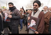 تشییع پیکر 5 شهید حملات آمریکایی صهیونی در زنجان