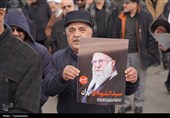 تشییع پیکر 5 شهید حملات آمریکایی صهیونی در زنجان