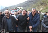 تشییع پیکر شهید مجتبی علیزاده در گیلان
