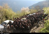 تشییع پیکر شهید مجتبی علیزاده در گیلان