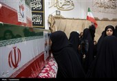 وداع با پیکر شهدای پردیسان در حرم قم