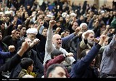 وداع با پیکر شهدای پردیسان در حرم قم