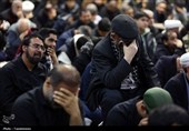 وداع با پیکر شهدای پردیسان در حرم قم