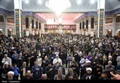 وداع با پیکر شهدای پردیسان در حرم قم