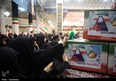 وداع با پیکر شهدای پردیسان در حرم قم