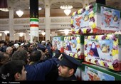 وداع با پیکر شهدای پردیسان در حرم قم