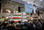 وداع با پیکر شهدای پردیسان در حرم قم