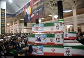 وداع با پیکر شهدای پردیسان در حرم قم