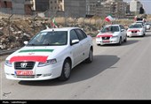 حماسه خودرویی مردم و دستگاههای اجرایی اردبیل در حمایت از نظام