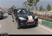 حماسه خودرویی مردم و دستگاههای اجرایی اردبیل در حمایت از نظام