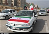 حماسه خودرویی مردم و دستگاههای اجرایی اردبیل در حمایت از نظام