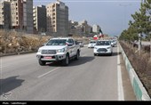 حماسه خودرویی مردم و دستگاههای اجرایی اردبیل در حمایت از نظام