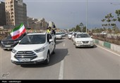 حماسه خودرویی مردم و دستگاههای اجرایی اردبیل در حمایت از نظام