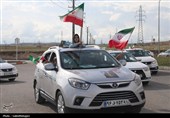 حماسه خودرویی مردم و دستگاههای اجرایی اردبیل در حمایت از نظام