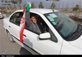 حماسه خودرویی مردم و دستگاههای اجرایی اردبیل در حمایت از نظام