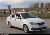 حماسه خودرویی مردم و دستگاههای اجرایی اردبیل در حمایت از نظام