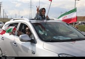 حماسه خودرویی مردم و دستگاههای اجرایی اردبیل در حمایت از نظام