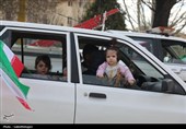 حماسه خودرویی مردم و دستگاههای اجرایی اردبیل در حمایت از نظام