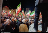 حضور میدانی کارکنان دادگستری اردبیل در اجتماع خونخواهی رهبر شهید