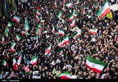 تشییع پیکر شهدای پردیسان قم در حرم