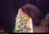 تشییع پیکر شهدای جنگ رمضان در کرمانشاه