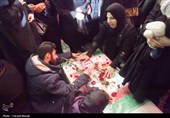 تشییع پیکر شهدای جنگ رمضان در کرمانشاه