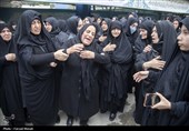 تشییع پیکر شهدای جنگ رمضان در کرمانشاه