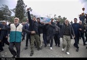 تشییع پیکر شهدای جنگ رمضان در کرمانشاه