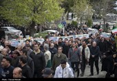 تشییع پیکر شهدای جنگ رمضان در کرمانشاه