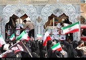تشییع پیکر 17 شهید حمله آمریکایی صهیونی به منطقه مسکونی پردیسان قم
