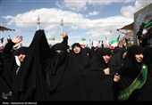 تشییع پیکر 17 شهید حمله آمریکایی صهیونی به منطقه مسکونی پردیسان قم