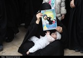 تشییع پیکر 17 شهید حمله آمریکایی صهیونی به منطقه مسکونی پردیسان قم